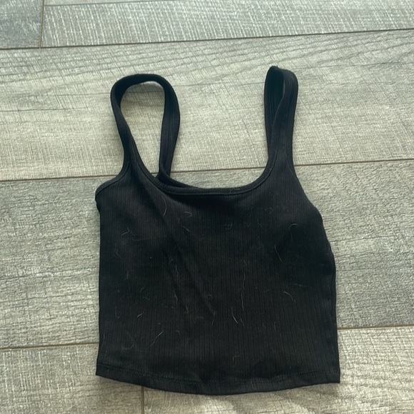 Tilly's Destined Size XS Black Crop Top Tank Top - Picture 5 of 5